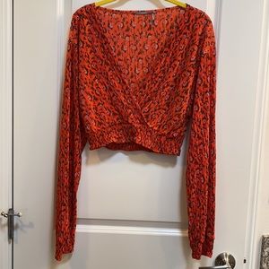 Urban Outfitters Floral Crop Top